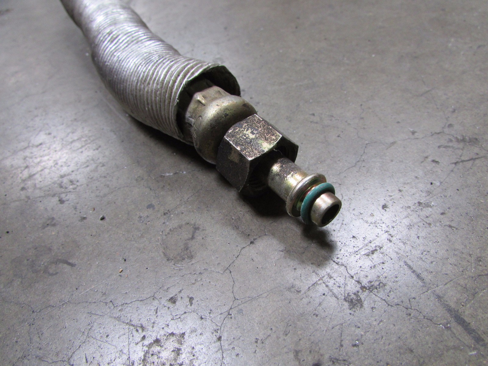 Ferrari F355, AC Hose, Condenser to Floor Pipe, Used, P/N 62964600