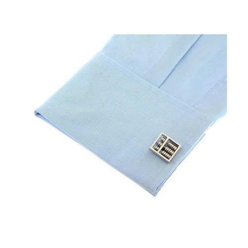 Charles William Silver Cufflinks Maths Design Work Present Teacher UK Stock - Picture 5 of 7