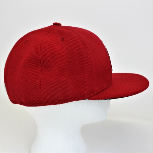 L A Angels Athletics Fitted Hat 7 1/4 New Era 59Fifty RED 57.7cm - Picture 5 of 7