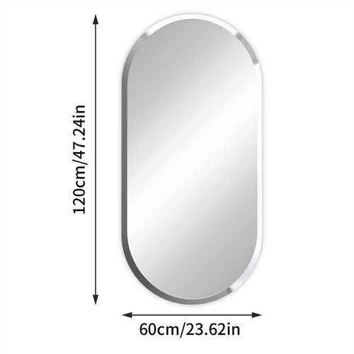 Modern Beveled Glass Mirror Living Room Entryway Hall Decoration Hanging Mirrors - Picture 44 of 49