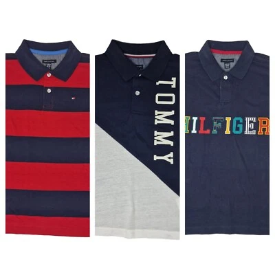 Tommy Hilfiger Polo Tops Jungen Mädchen Jugend Größen Neu 2-20 Jahre