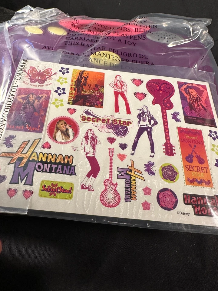 Crayola Hannah Montana Rockin' Dream Journal 2008 nuevo stock antiguo Miley Cyrus Foto 4 de 4