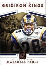 2017 Donruss #30 Marshall Faulk All-Time Gridiron Kings
