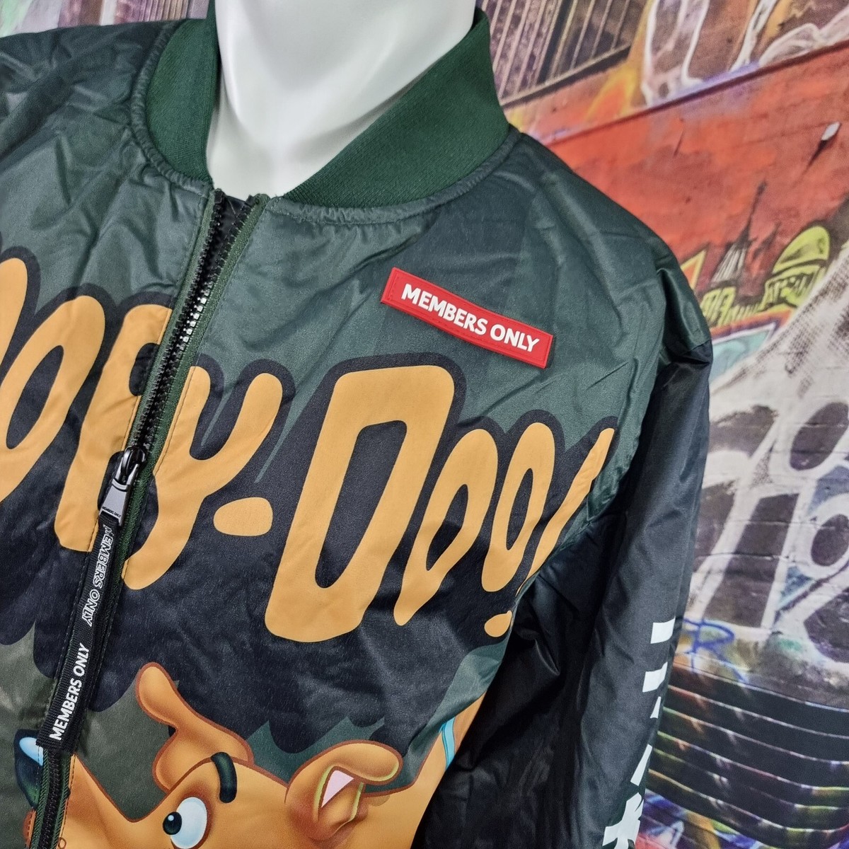00's Scooby-Doo ジャンパー Members Only Scooby Doo Bomber Jacket Size Large NWT (B11) | eBay