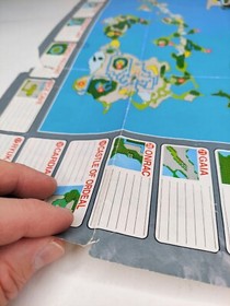 Final Fantasy 1990 Nintendo NES World Map / Enemy Chart NES-FF-USA(B)