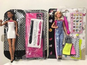 barbie diy emoji style doll