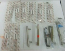  LOT OF (14) VARIES Cabinet Pulls Brushed Nickel Kitchen Cabinet Pulls 3-3/4''