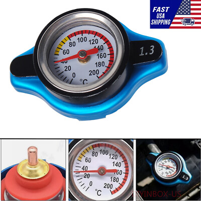 #ad #ad 1.3 Bar Thermostatic Radiator Cap 13 PSI Pressure Rating with Temperature Gauge $12.98