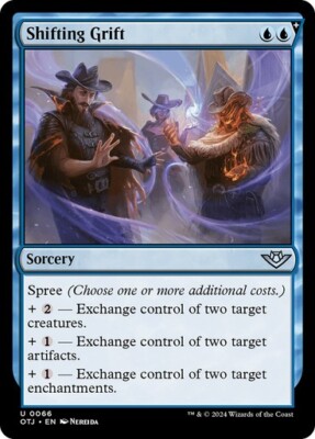4 x Shifting Grift (0066) - Outlaws of Thunder Junction - Uncommon