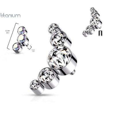 Dermal Anchor Aufsatz - Paket