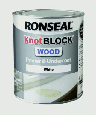 Ronseal Knot Block Holz Grundierung und Unterwolle weiß 750ml