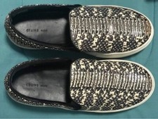 Celine Slip-On snakeprint leather sneakers Si...