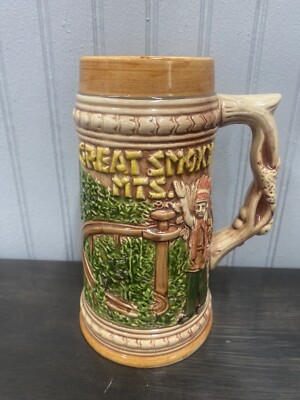 VINTAGE New Orleans Souvenir Stein French Quarter Bourbon Street Made In Japan