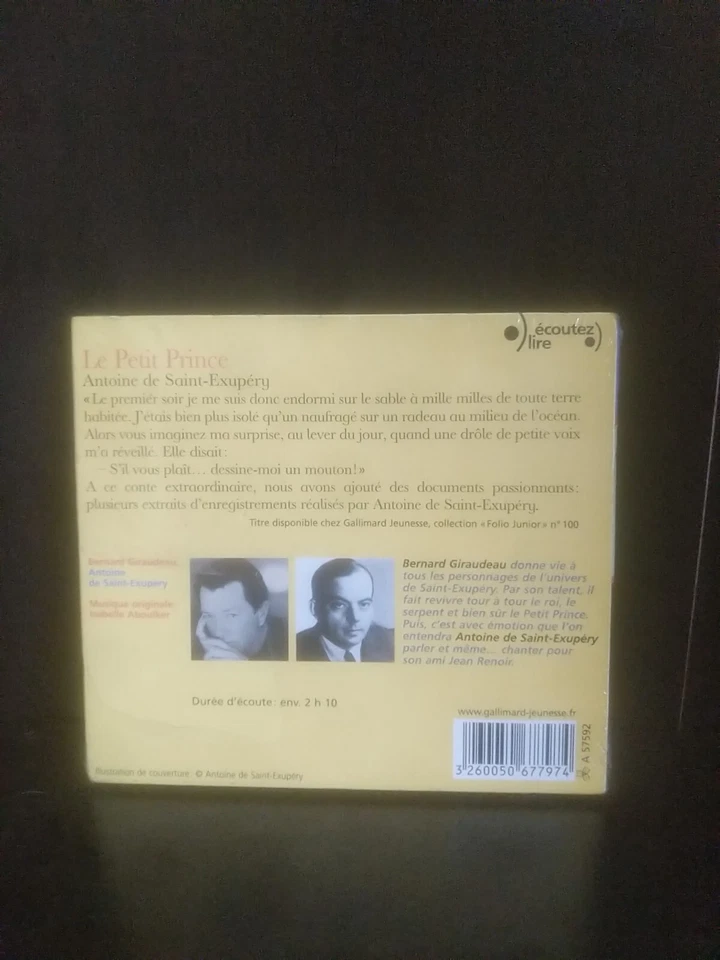 Antoine de Saint-Exupéry LE PETIT PRINCE (Children’s Story CD) Gérard ~ trl8#51 Foto 2 de 2