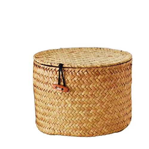 Geytetqi 3 Pack Round Rattan Basket Bowl, 8.6 Inch Hand-Woven Rattan - View #10