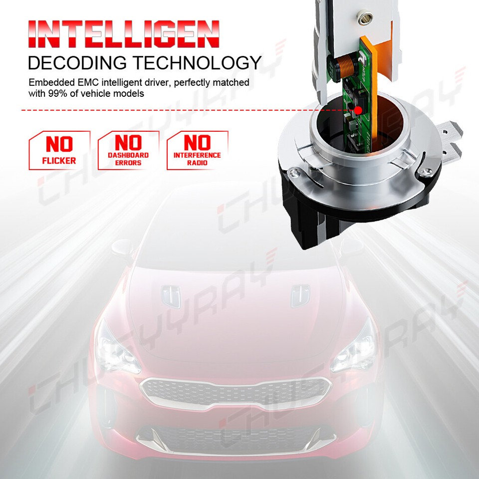 For Kia Optima 2011 2012 2013 6500K White H1+H11B LED Headlights High