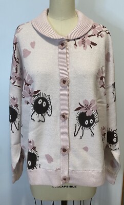 Her Universe Studio Ghibli Spirited Away Soot Sprite Sakura Collard Carigan plus