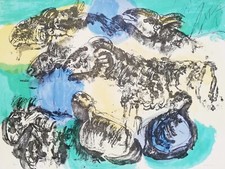 BRUNO CASSINARI: Rara Litografia 63x48  Firmata, Numerata, Timbro. STUPENDA!!!