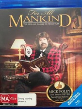 WWE For All Mankind - The Life And Career Of Mick Foley BLU RAY (pro wrestling)