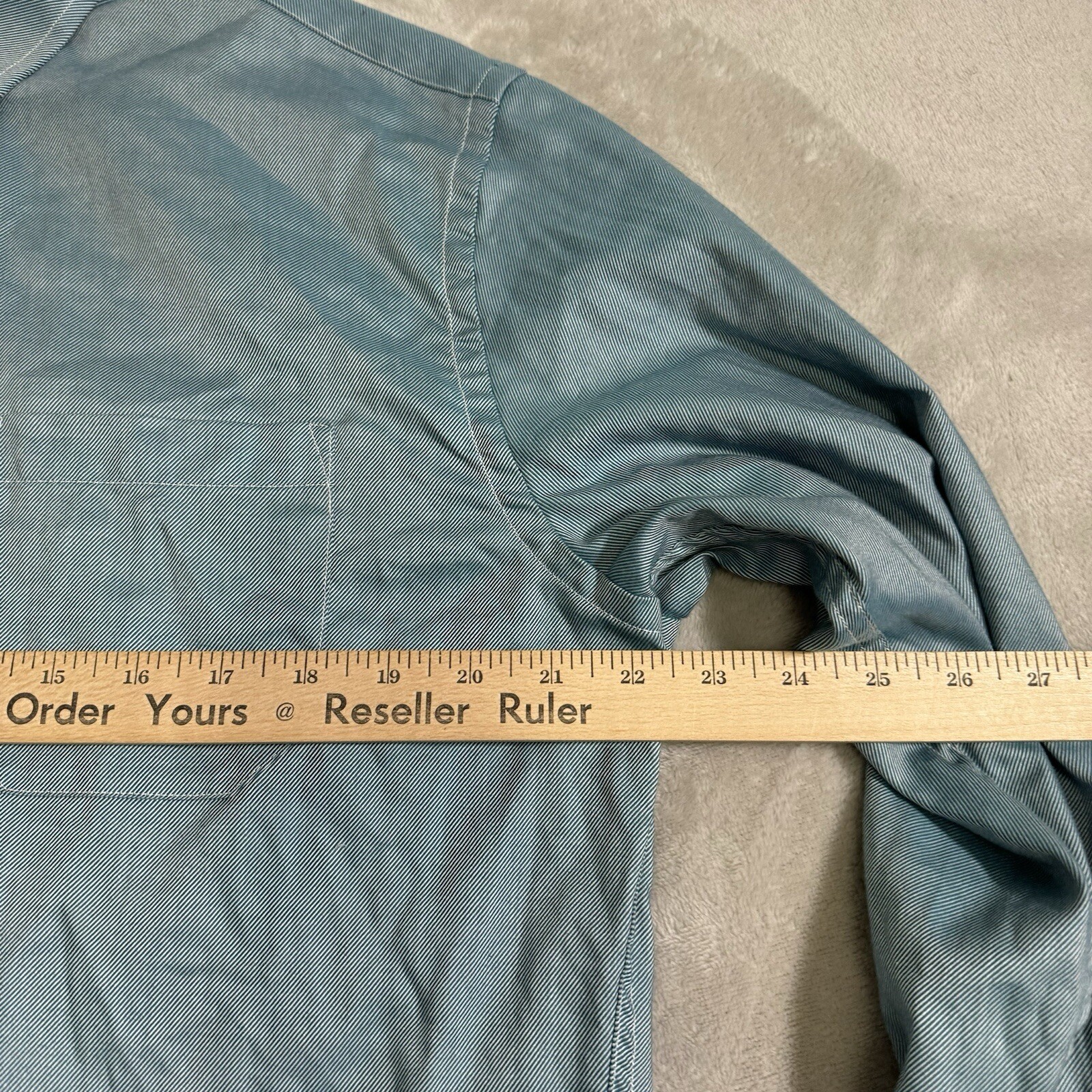 Pendleton Men's Size Large Solid Long Sleeve Cott… - image 3