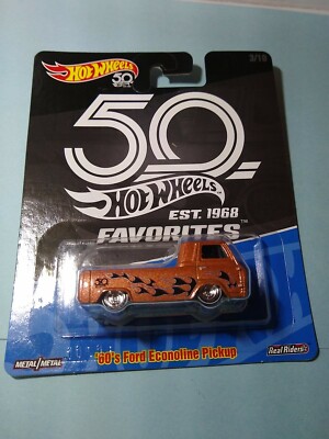 Hot Wheels 2018 50th Anniversary: Favorites '60's Ford Econoline Pickup (3/10)