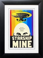 Star Trek: The Next Generation "Starship Mine" Trekkie CUSTOM FRAMED ART UFO