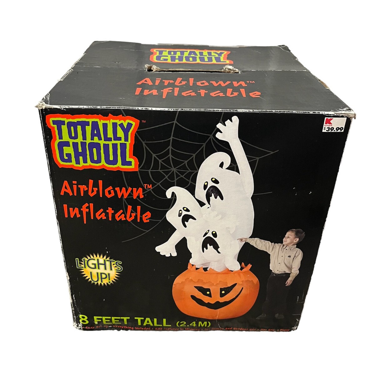 Halloween Ghosts in Jack-O-Lantern Airblown Inflatable 8' Totally