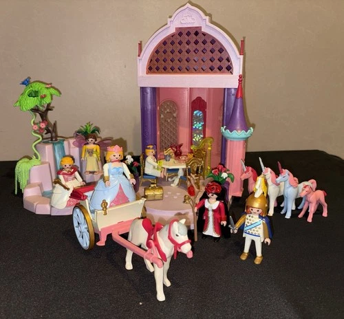 Vintage PLAYMOBIL 5756  Magic Unicorn fantasy land player (Incomplete, No box)