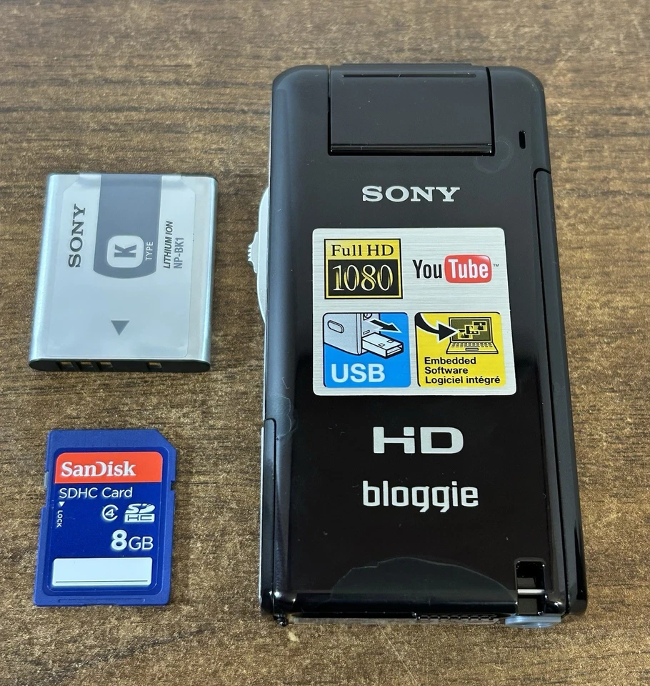 Sony MHS-PM5 HD Bloggie Digital Pocket Camera 360 Angle Lens NO CHARGER - Image 2 of 4