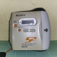 Sony MZ-S1 Net MD Sports Walkman MiniDisc Recorder G-Protection Tested Working