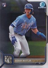 2022 Bowman Chrome - Bobby Witt Jr. #77 (RC) Rookie Card Kansas City Royals. rookie card picture