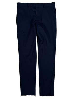 Only & Sons Navy Blue Mid-Rise Slim Sit Tailored Dress Pants Men's Size 32 X 31