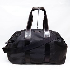 Vintage Gucci Boston Bag Black Nylon Italy 5531180