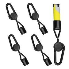 Lot de 5 supports pour briquet Clipper, porteclés, antiperte, camping, extéri...