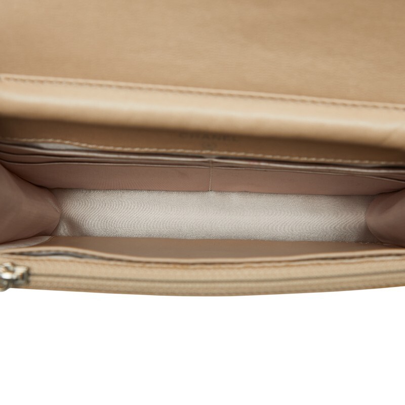 CHANEL New Travel Line Coco Mark Chain Shoulder Bag Beige Nylon Women's CHANEL U — image 9