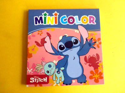 Malbuch für Kinder Disney STITCH #1  ca. 24 Vorlagen ca:10x10cm