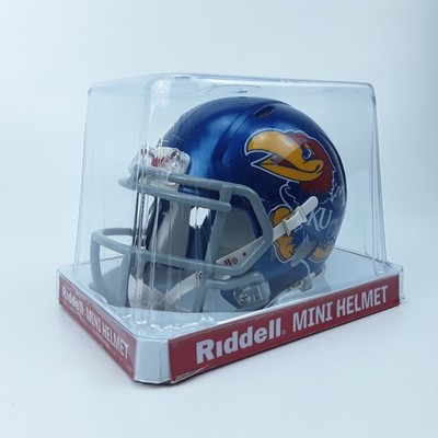 collectible collegiate football helmets Kansas Jayhawks Riddell Speed Mini Helmet NCAA College Football Collectible  NEW