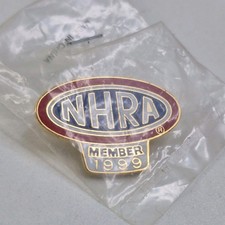 VTG 1999 NHRA CHAMPIONSHIP DRAG RACING MEMBER HAT LAPEL PIN 1999 NIP
