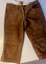 Lederhose Tracht Braun Für  Damen 38 Oktoberfest Trachtenhof Nobler