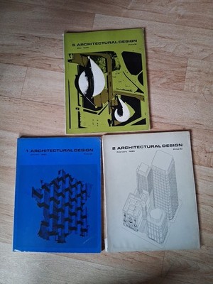 AD Architectural Design Magazines 1966 1 2 5 