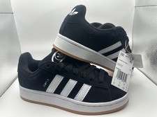 adidas Campus 00s Black/White Men  s Low Top Lace-Up Sneakers HQ6638 Size 7W/5.5Y