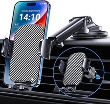 Phone Holder Car Mount for iPhone Powerful Suction Phone Mount for Car