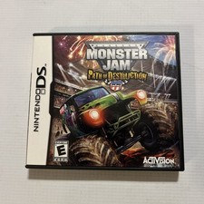 Monster Jam: Path of Destruction Nintendo DS Tested - Complete With Manual!