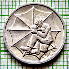 SAN MARINO 1978 1 LIRA, Work Life – Umbrella Maker, ALUMINUM UNC km# 76