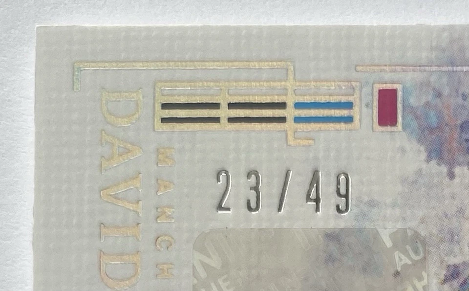 2024-25 Panini Impeccable Premier League David Silva Canvas Creations Auto /49 - Image 3 of 3