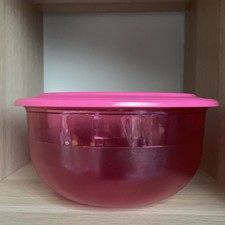 Tupperware Tafelperle Schüssel Salatschüssel 3,5 L Pink mit Deckel NEU