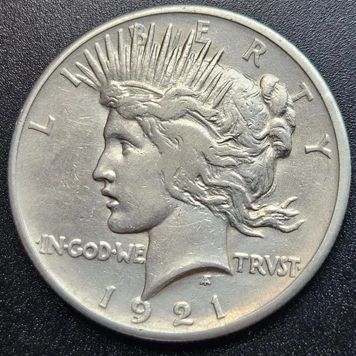 ⭐️1921 Peace Dollar High Relief 90% Silver Coin VF (offers welcomed)