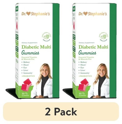 (2 pack) Multivitamin & Probiotic Gummies, Zero-Sugar, 30 Count