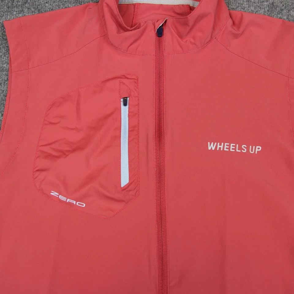 Chaleco cortavientos Zero Restrictions para hombre 2XL cremallera completa rojo rendimiento de golf Foto 4 de 4