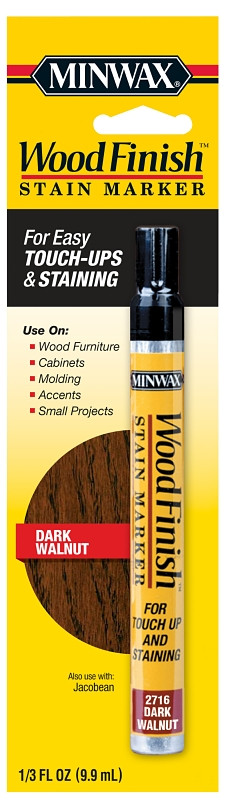 Minwax 63487000 Wood Finish Stain Marker, Dark Walnut